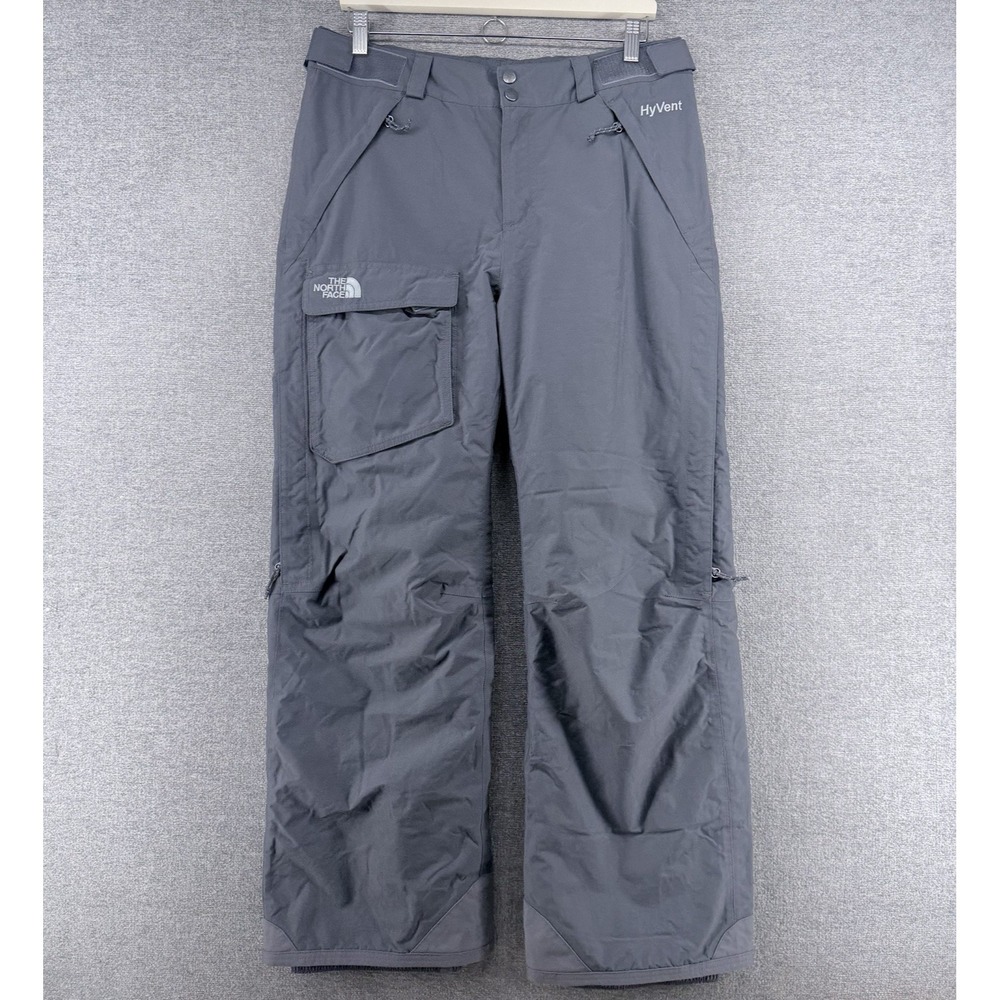 The North Face Hyvent Snow Pants Women Size Medium Gray Skiing